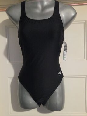 Speedo Black Women's Performance One-Piece Swimsuit